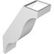 Ekena Millwork 5 1/2-in. W x 12-in. D x 20-in. H Funston Architectural Grade PVC Knee Brace BRCP055X12X20FST - alternate 5